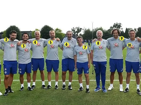 HLV Sarri trình làng đội ngũ trợ lý hùng hậu trước đại chiến Man City