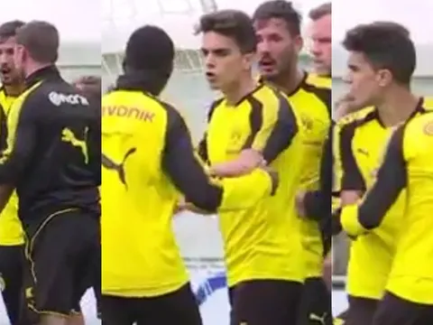 Học Neymar, sao Dortmund đánh đồng đội