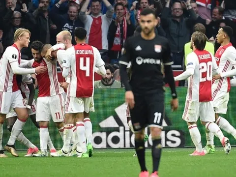 Hủy diệt Lyon, Ajax đặt một chân vào chung kết Europa League