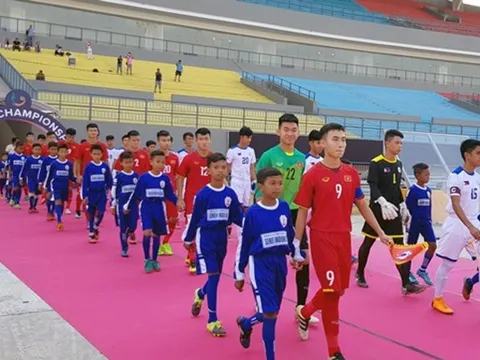U16 Việt Nam quyết đánh bại U16 Myanmar để vào bán kết