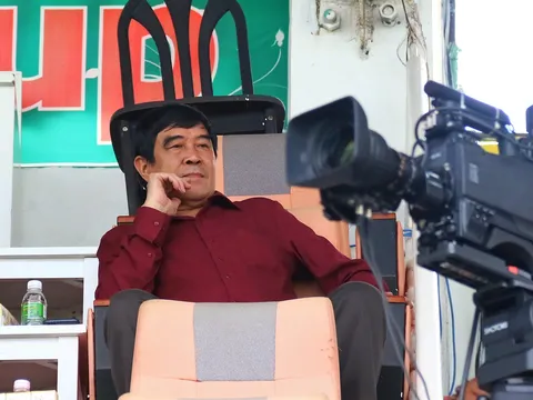Phó chủ tịch VFF - Nguyễn Xuân Gụ xuất hiện trên Pleiku