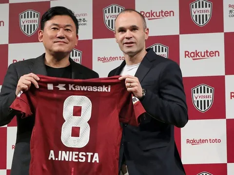 Trận ra mắt của Iniesta tại J-League trở thành "ngày thảm họa"