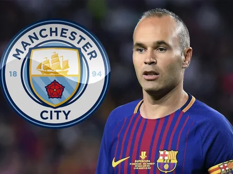 Iniesta bất ngờ muốn đến Manchester