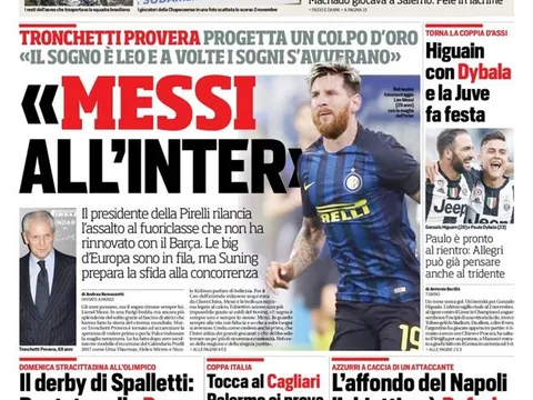 Inter chính thức lên tiếng về việc mua Messi