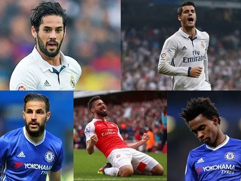 Isco và những 'viên kim cương' đang phải vùi mình trên ghế dự bị