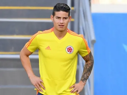 Vì sao James Rodriguez phải ngồi dự bị trận Colombia - Nhật Bản?