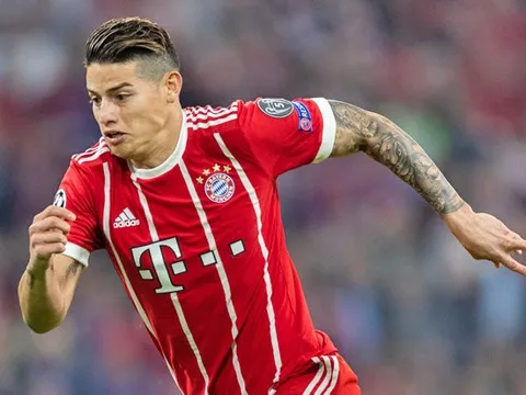 James Rodriguez chạy đến đâu, thiên hạ ngã sấp mặt đến đấy