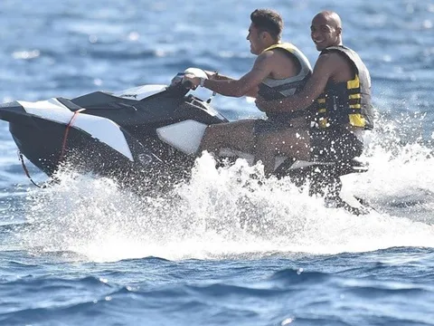Joao Mario và Eder dính nhau như sam khi du hí ở Portofino