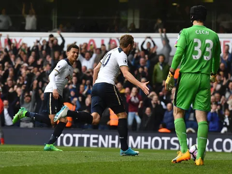Kane-Alli tỏa sáng, Tottenham hạ nhục Arsenal