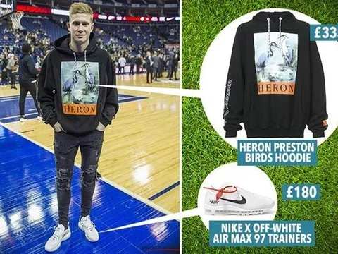 Kevin De Bruyne: Đá bóng giỏi, lại sành ăn mặc