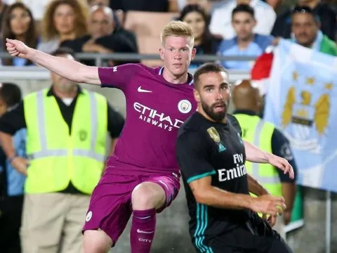 Kevin De Bruyne làm khổ hàng thủ Real Madrid