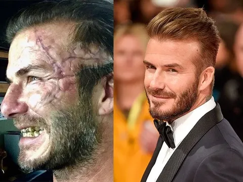 Khán giả sắp được xem phim bom tấn có Beckham mặt sẹo