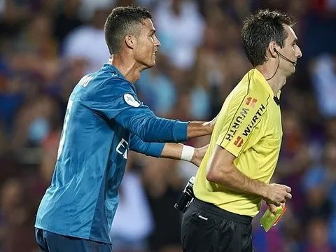 Kháng cáo bất thành, Ronaldo y án 5 trận treo giò