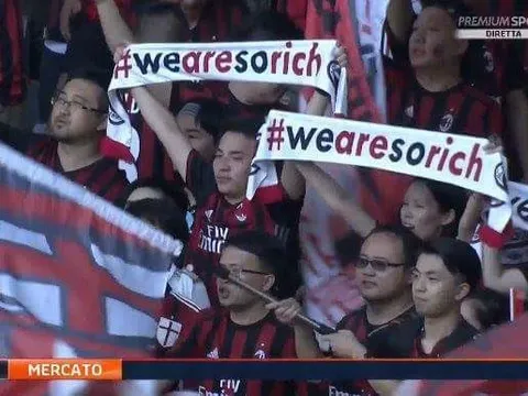 Khẩu hiệu mới của Milan - 'Chúng tôi rất giàu'
