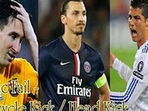 Khi Messi, Ronaldo cũng có siêu phẩm... hỏng