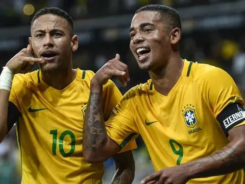 Khi Neymar và Gabriel Jesus cùng hạ nhục đối thủ