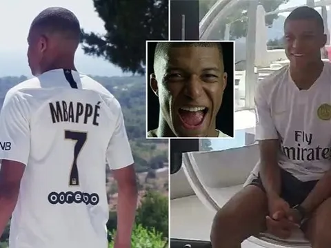 Khoe áo số 7, Mbappe làm lu mờ Neymar trong ngày PSG hội quân