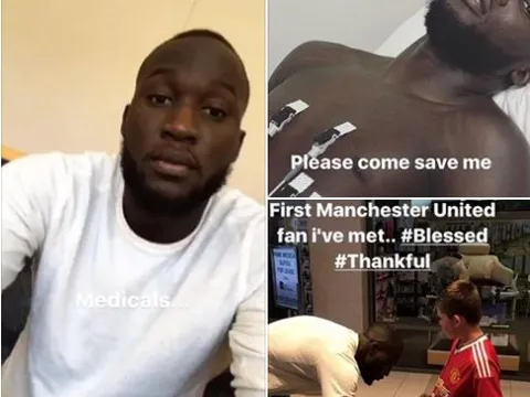 Khoe kiểm tra y tế, Lukaku liên tục 'thả thính' với fan Man Utd