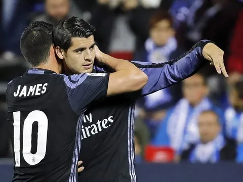 Không BBC, Morata rực sáng giúp Real Madrid hủy diệt Leganes