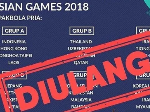 Kịch bản cho U23 Việt Nam trong ngày bốc thăm lại ASIAD 2018
