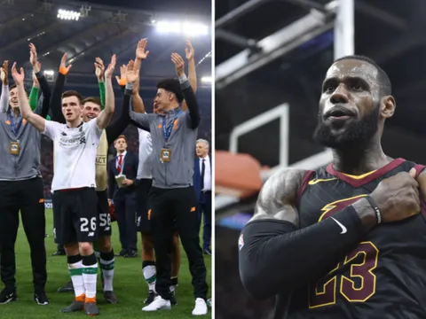 King LeBron kiếm lời hàng chục triệu đô nhờ Liverpool vào chung kết Champions League