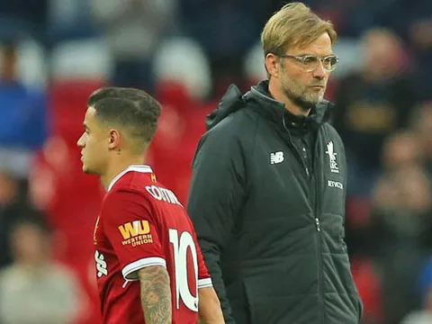 Klopp vẫn chưa có 'phương án' thay thế Coutinho