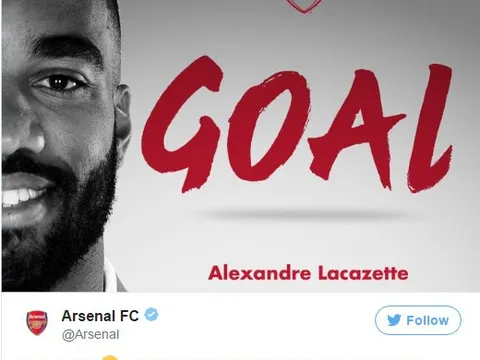 Lacazette! Chào mừng tới 'nhà thương' Arsenal