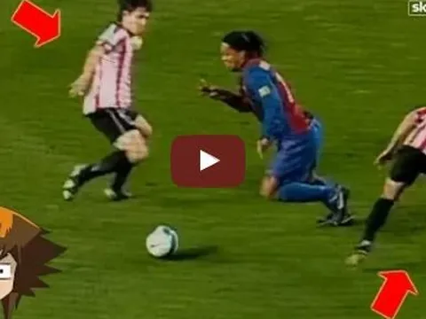 Làm thế nào Ronaldinho dễ dàng đánh bại các đối thủ khi đối mặt?
