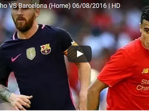 Lần gần nhất Coutinho đối đầu Barcelona
