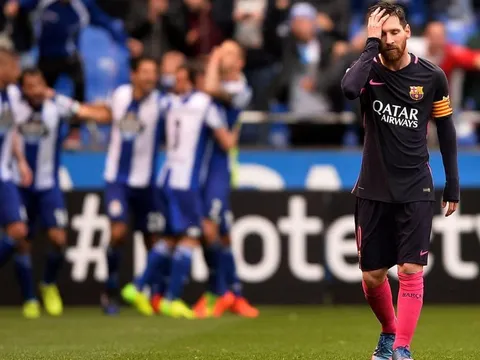 Lập kỷ lục sân khách vẫn không đủ để Barca vô địch