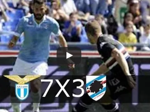 Lazio 7-3 Sampdoria (vòng 35 Serie A)