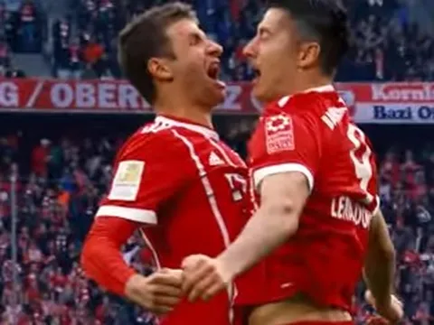 Lewandowski, Müller và Robben, những mũi tấn công đáng sợ của Bayern