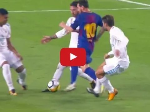 Lionel Messi quá bùng nổ trước Real Madrid