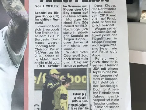 Liverpool chiêu mộ Christian Pulisic: Tham vọng của Klopp