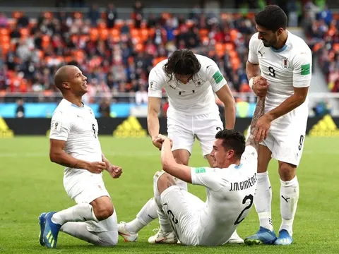 Lộ diện 11 ngôi sao ra sân của Uruguay trước Pháp: Suarez lĩnh ấn tiên phong