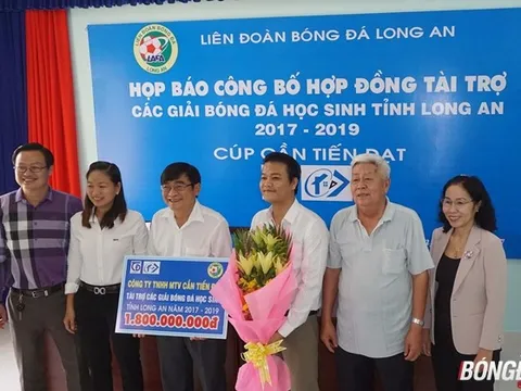 Long An ươm mầm tài năng từ bóng đá học đường