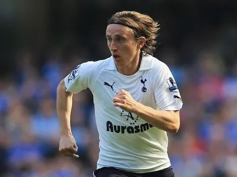 Luka Modric khi còn tung hoành tại Tottenham