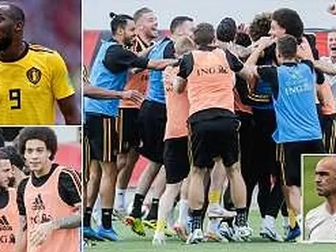 Lukaku lại mất dạng trên sân tập, HLV tuyển Bỉ rầu rĩ