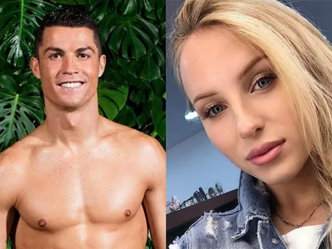 Mặc bạn gái có bầu, Ronaldo tán tỉnh siêu mẫu bốc lửa