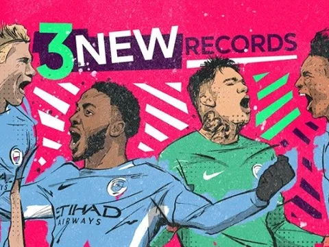 Man City 3-1 Brighton: Nhà vô địch của những kỷ lục