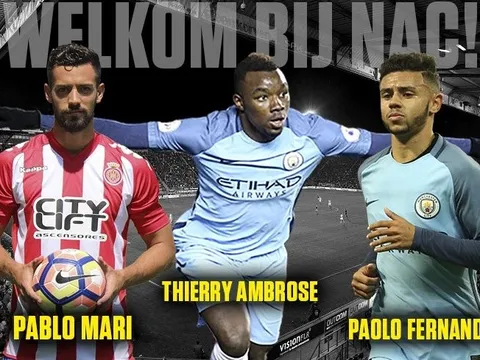 Man City một lúc đẩy đi 3 cầu thủ