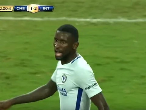 Màn ra mắt của Antonio Rudiger vs Inter Milan