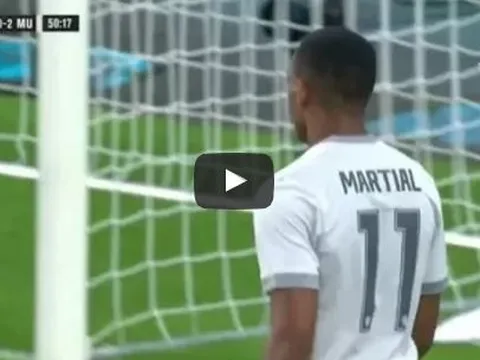 Màn trình diễn của Anthony Martial vs Vaalerenga