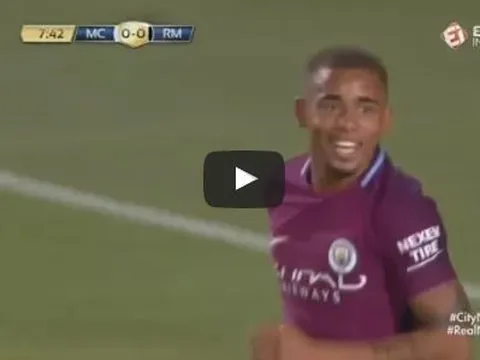 Màn trình diễn của Gabriel Jesus vs Real Madrid