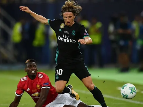 Màn trình diễn của Luka Modric vs Man Utd