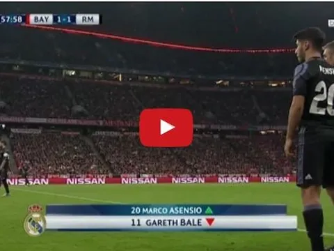 Màn trình diễn của Marco Asensio vs Bayern Munich