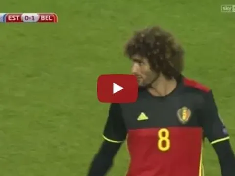 Màn trình diễn của Maroune Fellaini vs Estonia