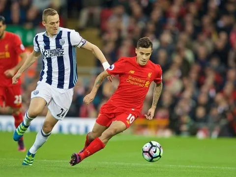 Màn trình diễn của Philippe Coutinho vs West Brom