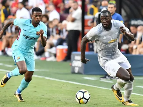 Màn trình diễn của Romelu Lukaku vs Barcelona