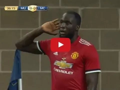 Màn trình diễn của Romelu Lukaku vs Manchester City